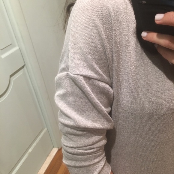 1 Left! Grey Turtleneck Sweater Mini Dress - Picture 7 of 8